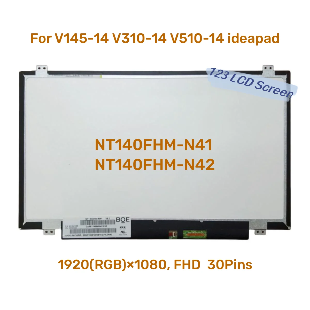 14.0 Ʈ LCD ȭ NT140FHM-N41 NT140FHM-N42, V145-14 V310-14 V510-14 Ideapad 1920*1080 FHD